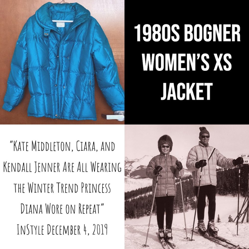 Rare early 1980s Bogner Puffer Jacket Women XS